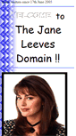 Mobile Screenshot of jane-leeves.myrealm.co.uk