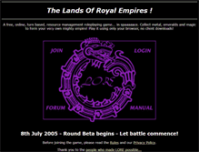Tablet Screenshot of lore.myrealm.co.uk